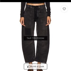 We The Free Black Moxie Barrel Jeans